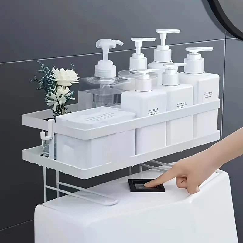 Tech Accessories Organizer - رف تخزين فوق المرحاض - رف