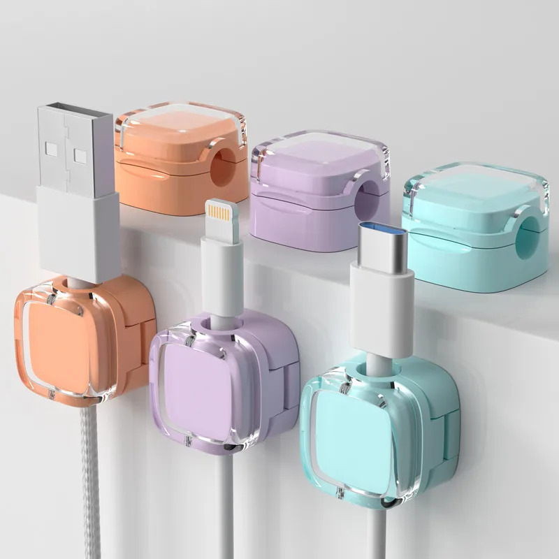 Desk Cable Clip - VIKEFON-مشابك إدارة الكابلات المغناطيسية ، منظم
