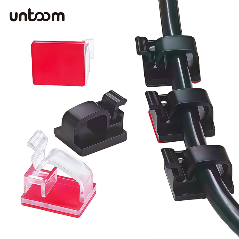 Desk Cable Clip - 20 قطعة من مشابك الكابلات اللاصقة،