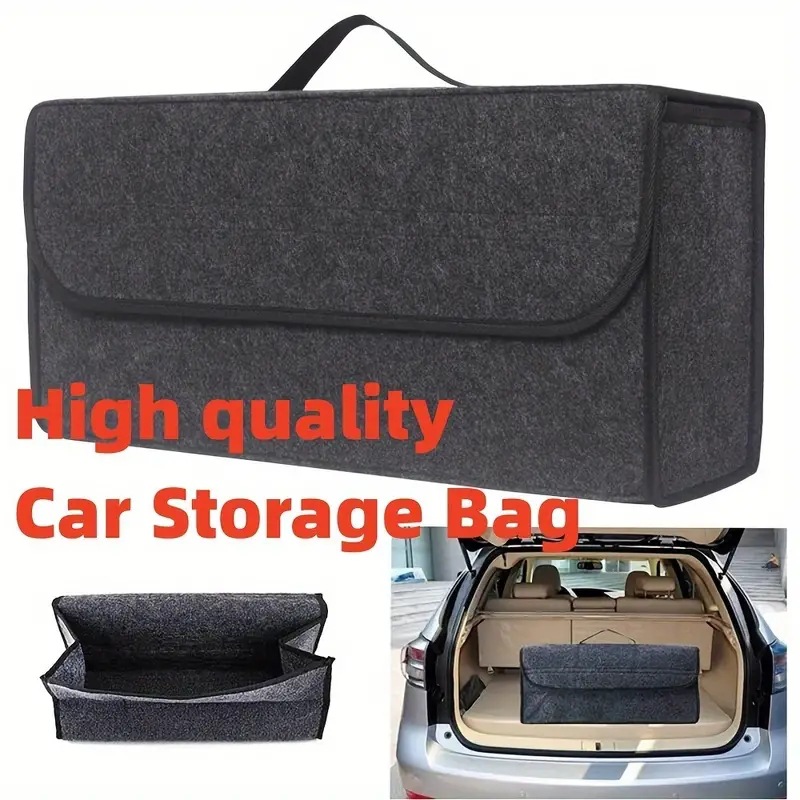 Tech Accessories Organizer - منظم صندوق السيارة الناعم من اللباد،