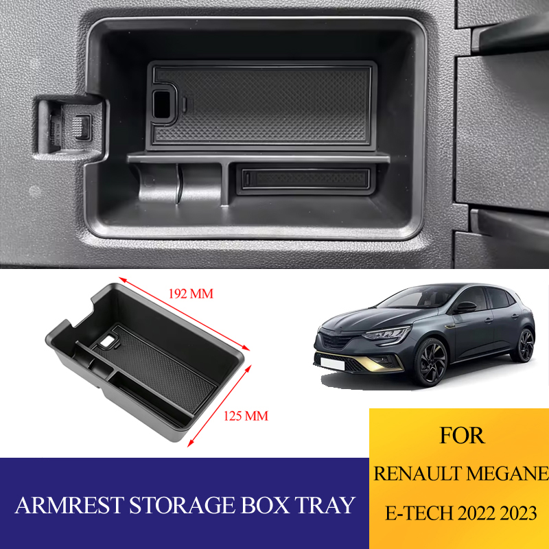 Tech Accessories For Car - صندوق تخزين مسند الذراع من مادة