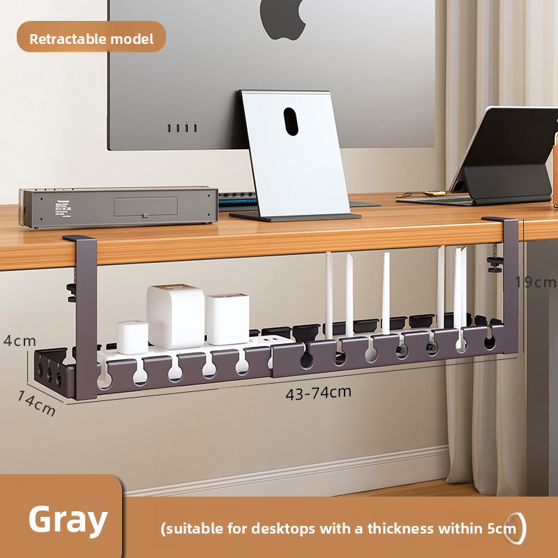حامل كابلات معدني قابل للسحب ب - مراجعة Desk Cable Clip وسعره