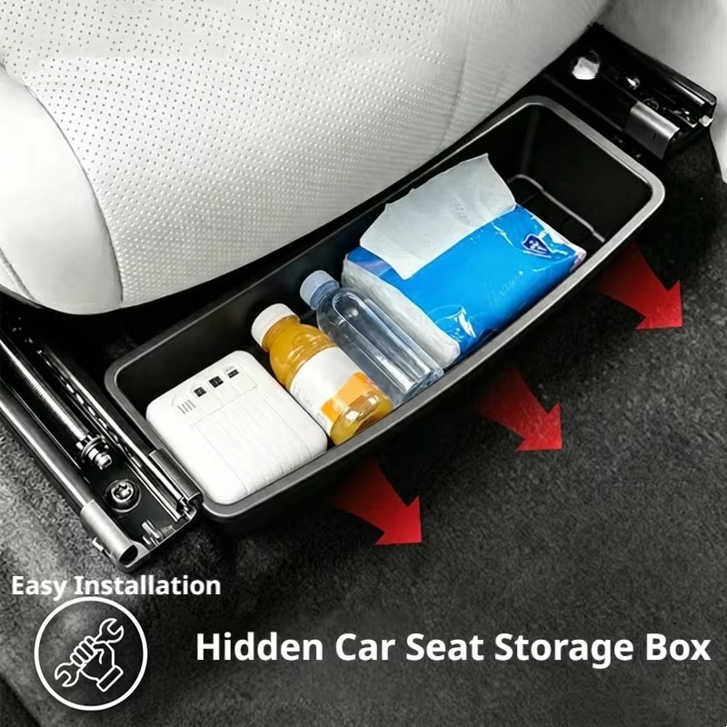 صندوق تخزين تحت المقعد، منظم ع - مراجعة Tech Accessories For Car وسعره
