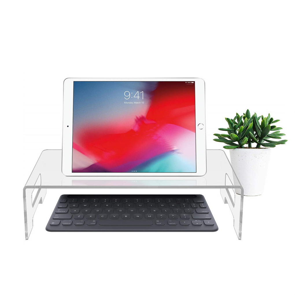 حامل لابتوب من الأكريليك عالي  - مراجعة Laptop Stand Bamboo وسعره