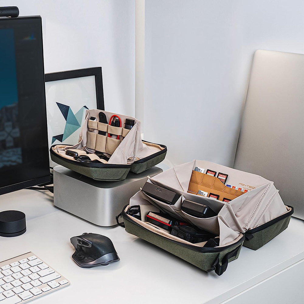 حقيبة إكسسوارات PGYTECH مقاومة - مراجعة Tech Accessories Organizer وسعره