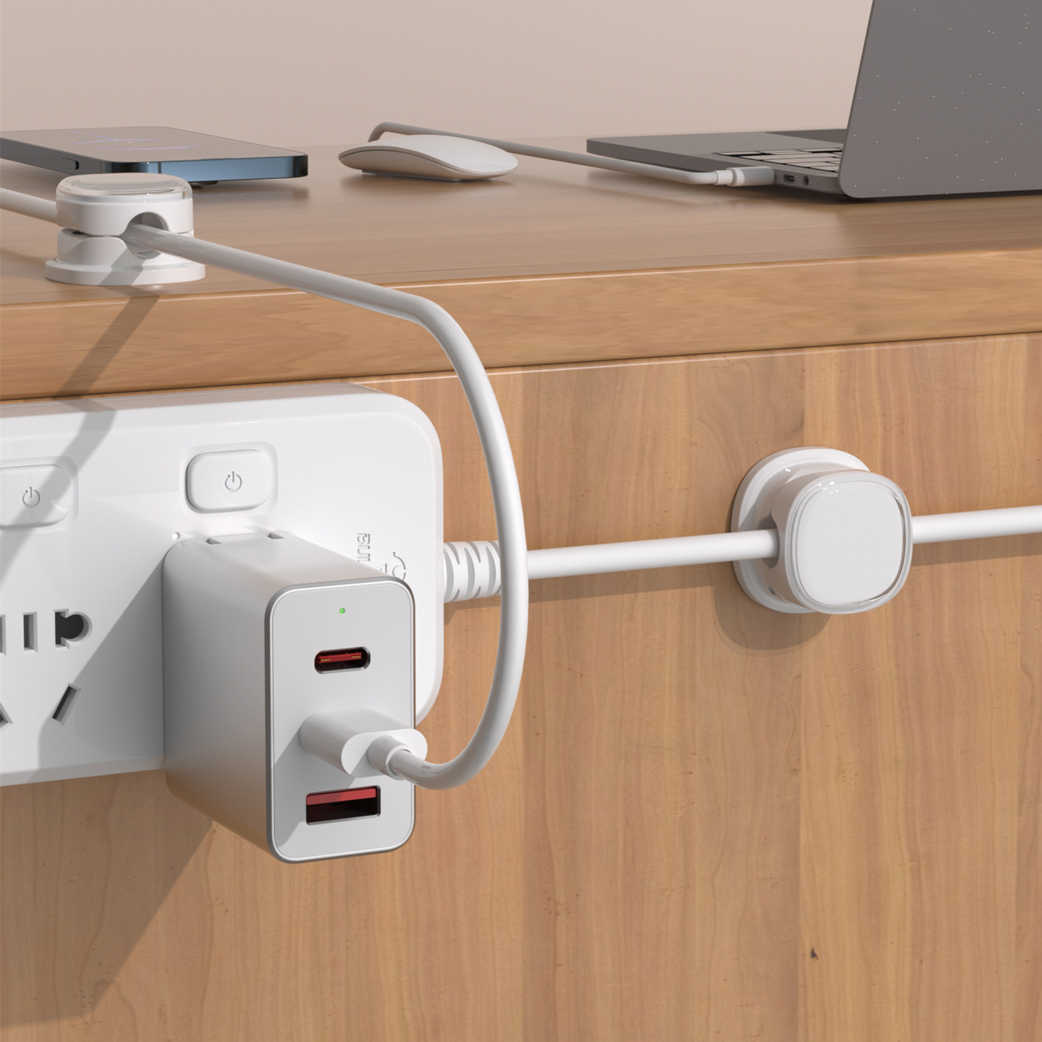3/6/8/12 قطعة مشابك كابلات مغن - مراجعة Desk Cable Clip وسعره