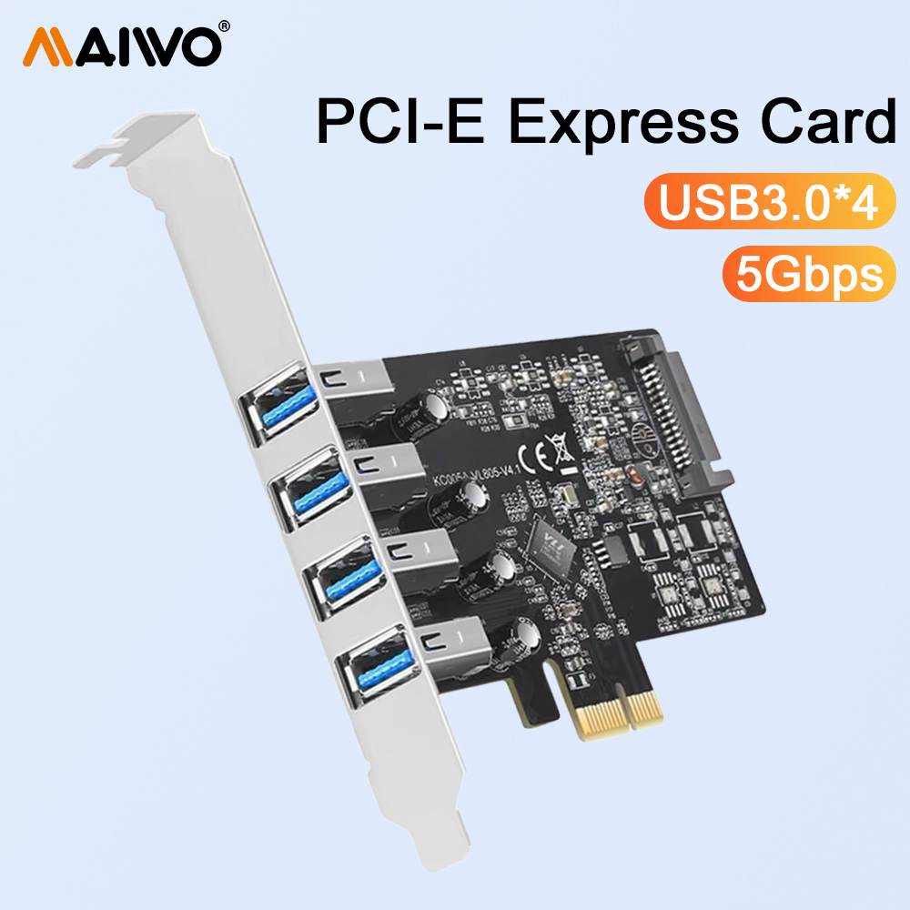 بطاقة توسيع MAIWO USB 3.0 PCI- - مراجعة Usb Hub 7 Port وسعره