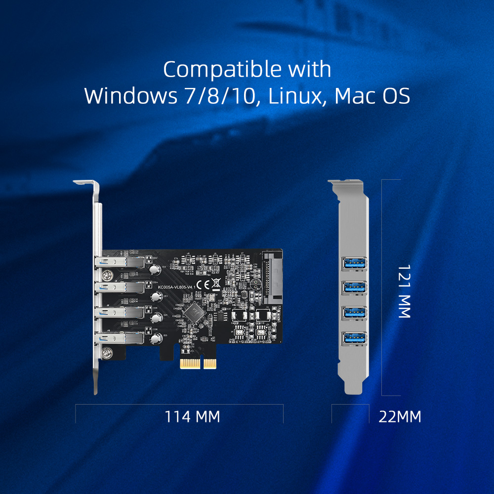 بطاقة توسيع MAIWO USB 3.0 PCI- - مراجعة Usb Hub 7 Port وسعره