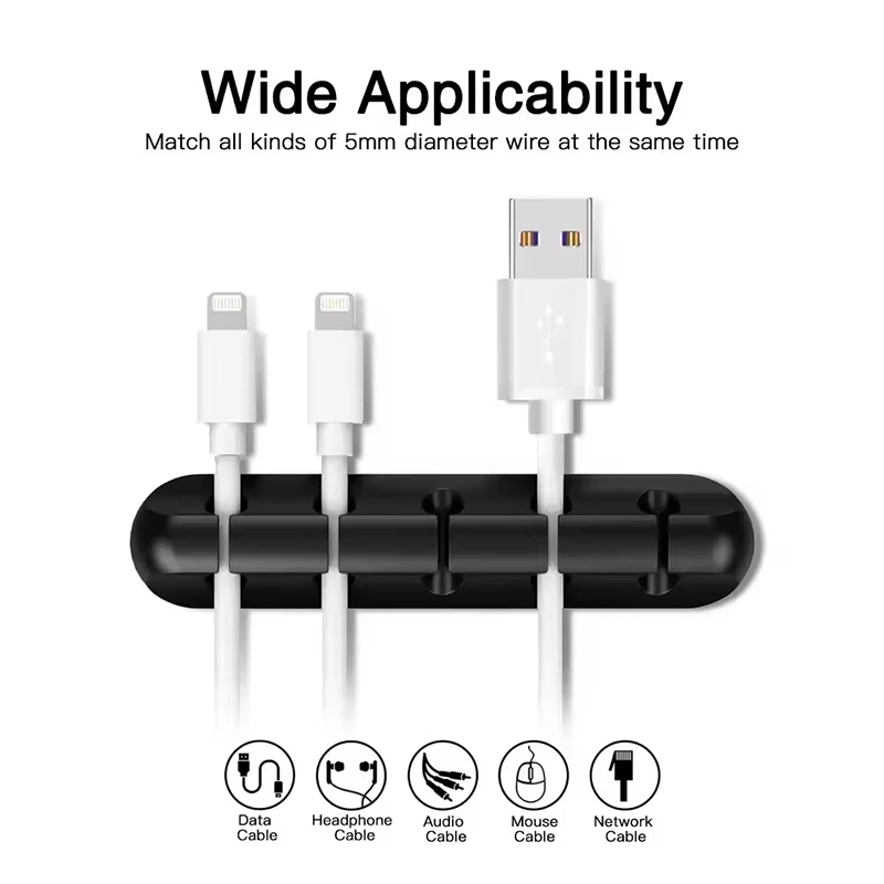 مشبك سيليكون لتنظيم كابلات USB - مراجعة Desk Cable Clip وسعره