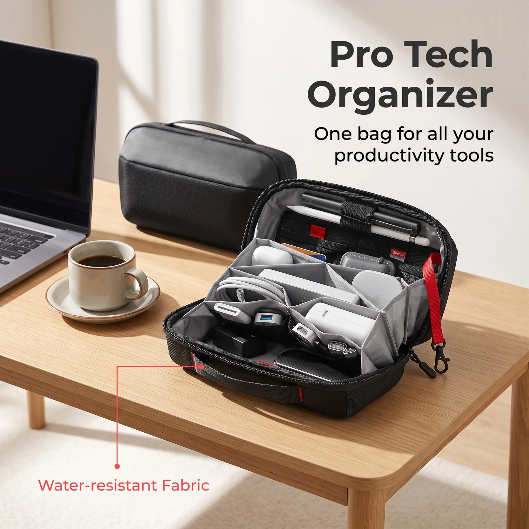 حقيبة تنظيم أدوات السفر، حافظة - مراجعة Tech Accessories For Travel وسعره