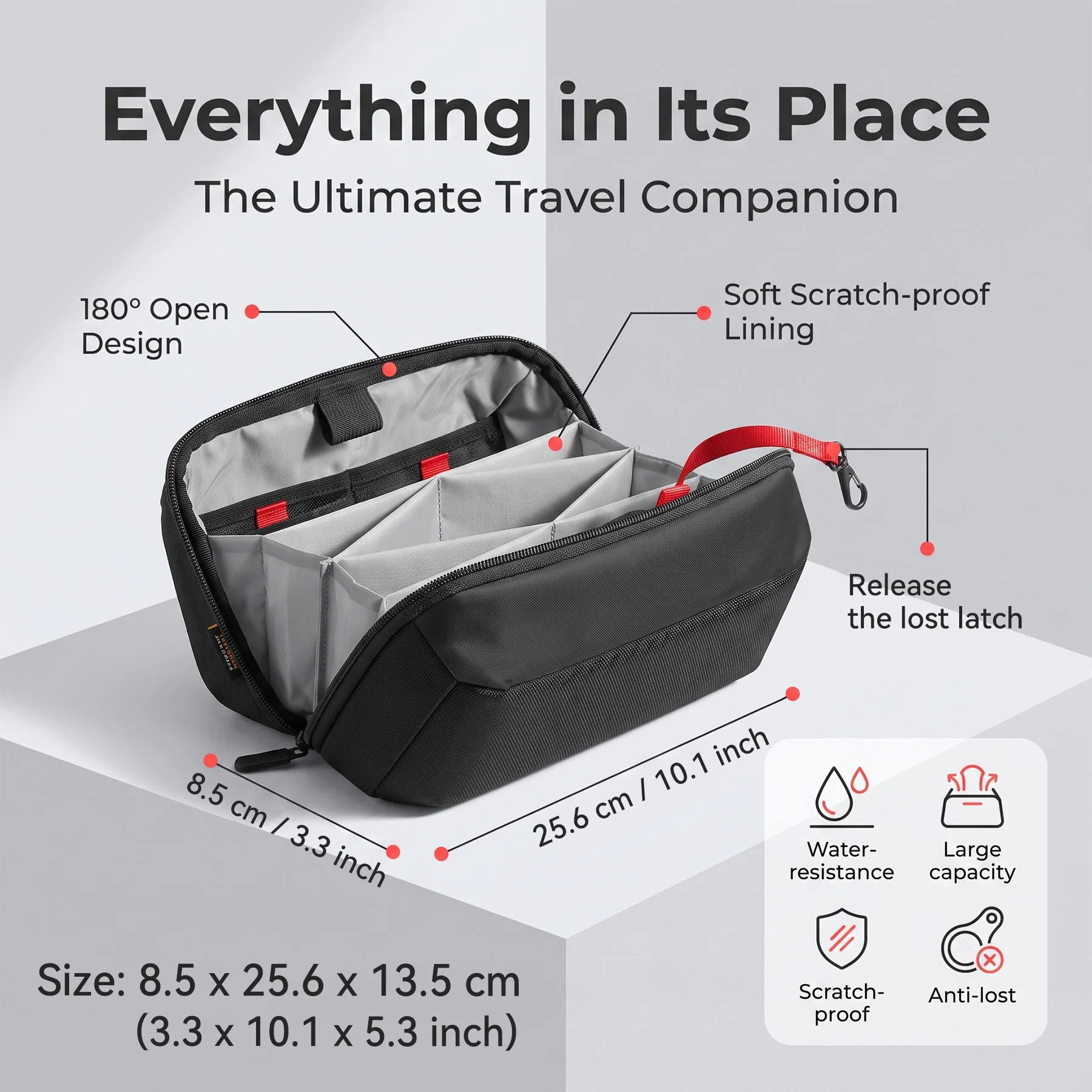 حقيبة تنظيم أدوات السفر، حافظة - مراجعة Tech Accessories For Travel وسعره