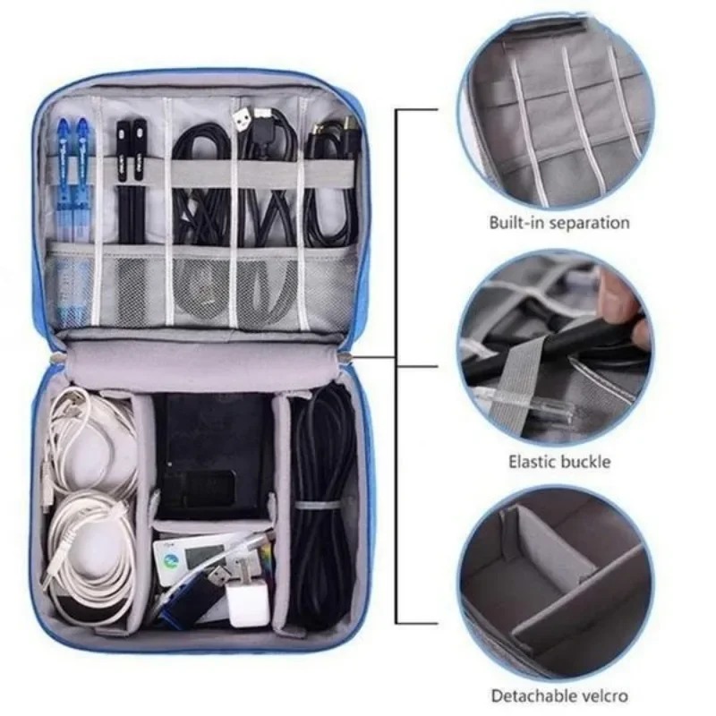 حقيبة تنظيم الإلكترونيات للسفر - مراجعة Tech Accessories For Travel وسعره