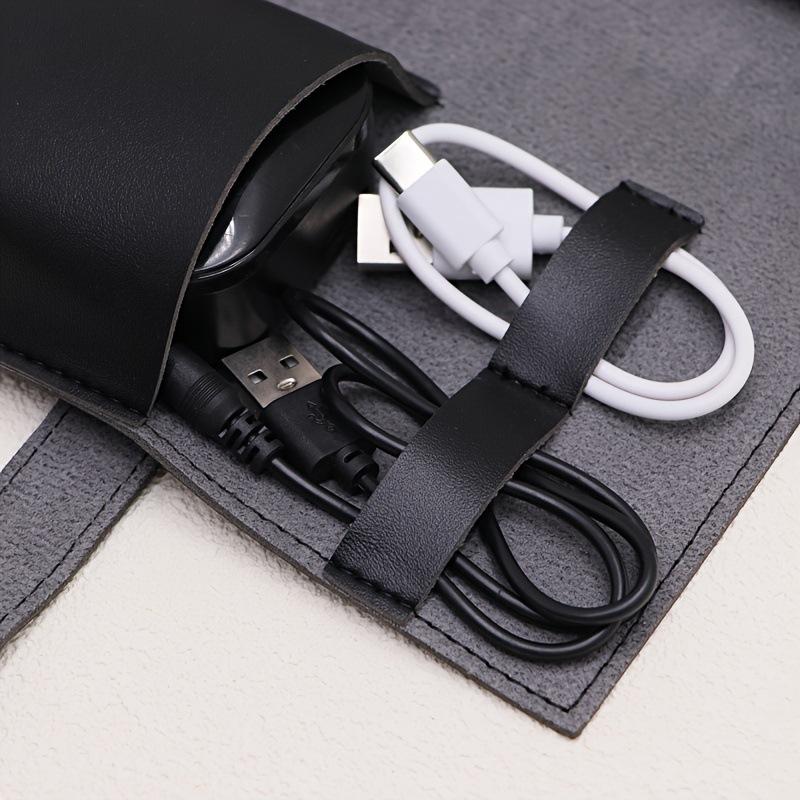 1 قطعة بو الجلود متعددة مقصورة - مراجعة Tech Accessories For Travel وسعره