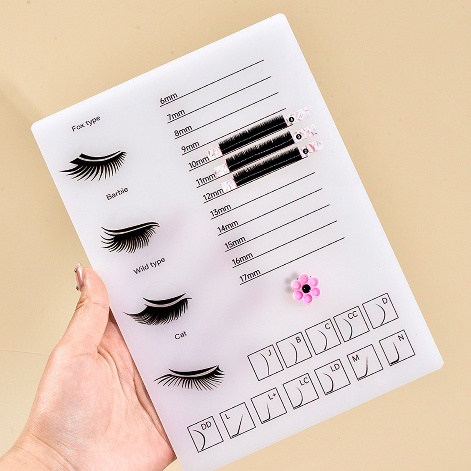 لوحة عرض رموش أكريليك أكثر سمك - مراجعة Tech Accessories Board وسعره