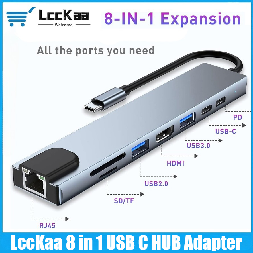 محول USB C متعدد الوظائف 8/7 ف - مراجعة Usb Hub 7 Port وسعره