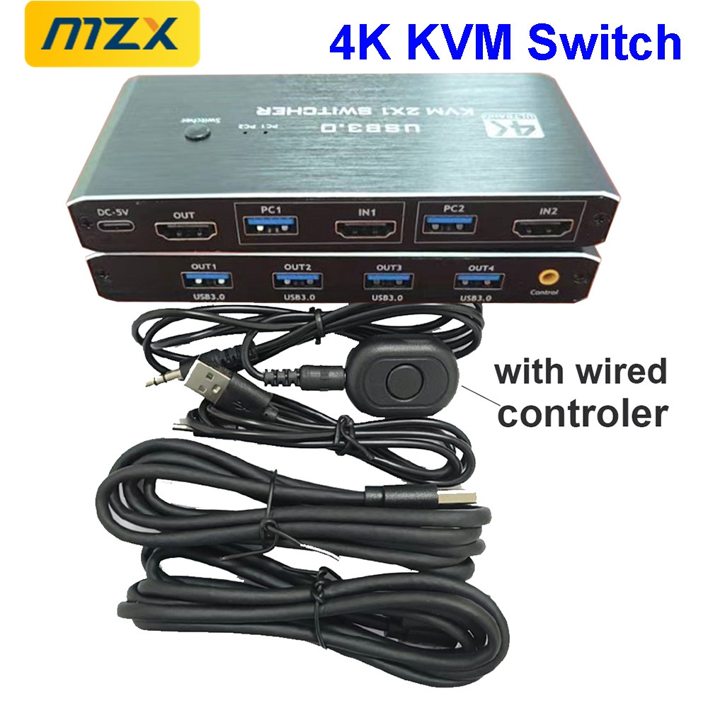 محول KVM بدقة 4K وتردد 60 هرتز - مراجعة Tech Computer Accessories وسعره