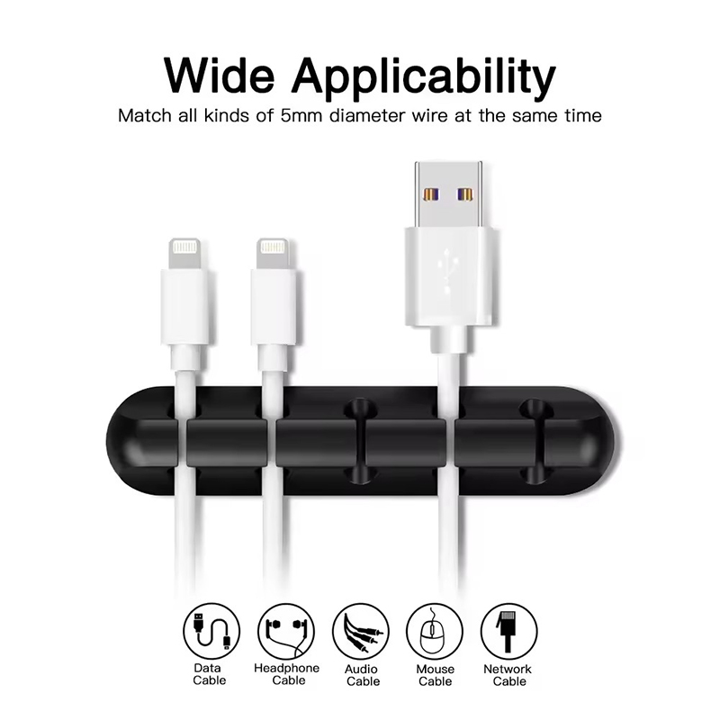 مشبك سيليكون لتنظيم كابلات USB - مراجعة Desk Cable Clip وسعره