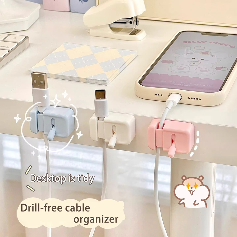 مشبك إدارة الكابلات للمكتب - م - مراجعة Desk Cable Clip وسعره
