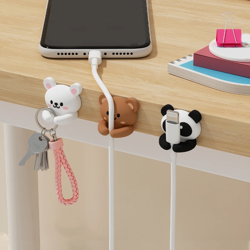 WORTHBUY لطيف سطح المكتب منظم  - مراجعة Desk Cable Clip وسعره