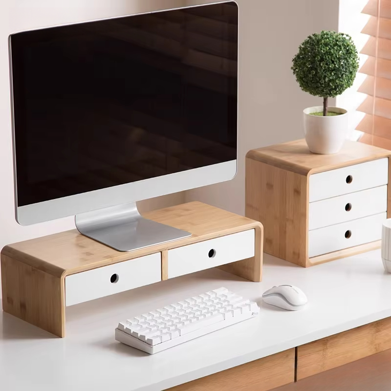 منظم سطح المكتب الصديق للبيئة  - مراجعة Laptop Stand Bamboo وسعره