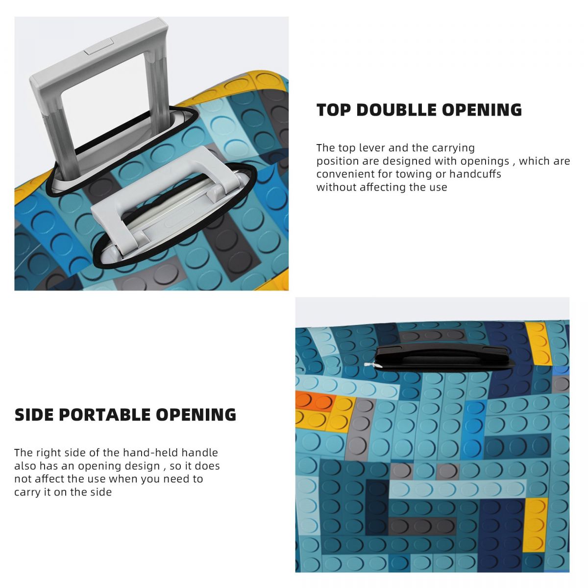 غطاء حقيبة سفر بتصميم مكعبات ب - مراجعة Tech Accessories For Travel وسعره